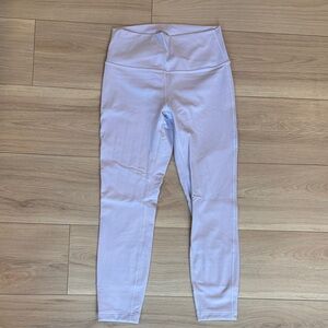 Lululemon Cropped Purple Dew Leggings